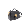 GUCCI Schwarze Mini-Tote mit Griff und Schulterriemen 547260 GG Marmont 154125873 [P]