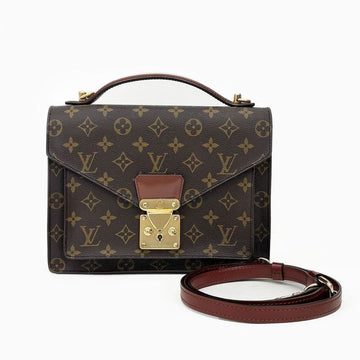 LOUIS VUITTON モノグラム・モンソー 26 バッグ ゴールドロック装飾 四角トートバッグ 4ALVB2218 149300107