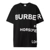 BURBERRY Oversized T-Shirt mit Druck Schwarz 8040764 154125876 [P]
