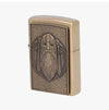ZIPO Odin Emblem Klassische Gebürstete Messing Feuerzeug 153898117 [P]