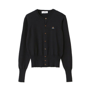 VIVIENNE WESTWOOD Damen Baumwolle Cardigan Schwarz 1803002P Y003F N401 153737332 [P]