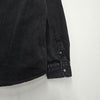 AMI Light Denim Button-Down Shirt with Heart Logo Used Black 154126980 [P]