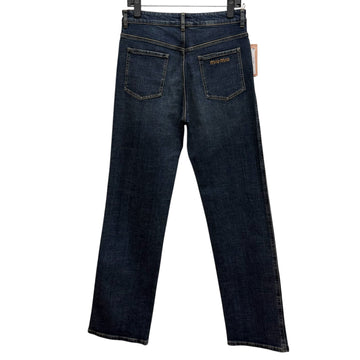 Miu Miu Logo Stretch Denim Pants 29 154127013