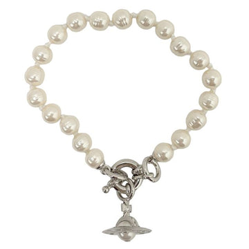 VIVIENNE WESTWOOD ALEKSA パールブレスレット プラチナクリームローズ (6103006Q 02P226 P226) 154127838
