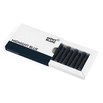 MONTBLANC Midnight Blue Tintenpatronen 8 Stück 150657518