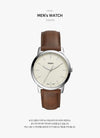 FOSSIL ミニマリストスリム メンズレザー腕時計 FS5439 152888850 [P]