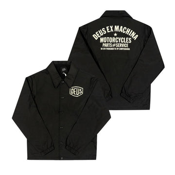 DEUS EX MACHINA キャンパーダウン コーチ ジャケット DMW46821A BLK 144646685 [P]
