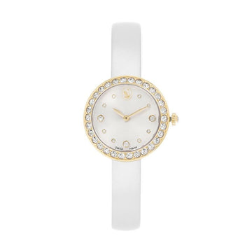 SWAROVSKI テニスレディースレザウオッチ 151321657 [P]