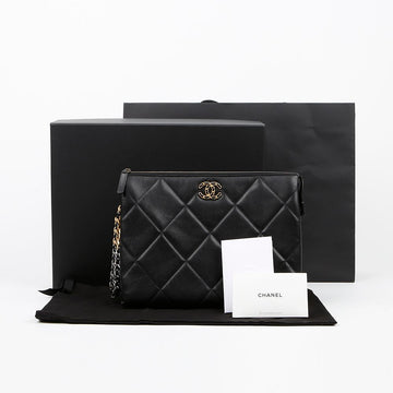 CHANEL Chain Strap Clutch AP1772 19 153694986