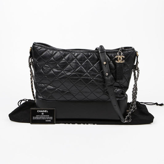 CHANEL Gabriele große Hobo Schulter Crossbody Tasche A93825 153695319