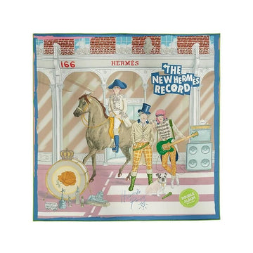 Hermes The New Record Silk Women's Scarf 70 Carré H984329S 03 154129828