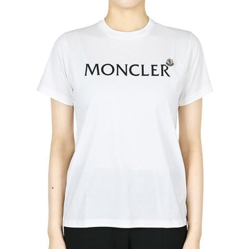 MONCLER モンクレール キッズ レタリング ロゴ ワッペン 半袖 (ホワイト) 8C00015 89AFV 034 12,14A 129172584