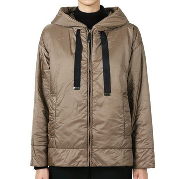 MaxMara Dahlia Hooded Padded Jacket (Brown) 2529486104600 058 142961444