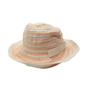 Raffaello Bettini Peach Layered Bucket Hat 154130218