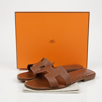 Hermes Oran Slippers 40.5 153850546