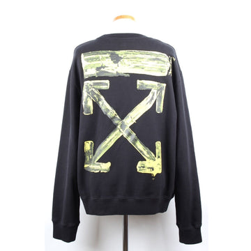 Off White Arrow Yellow Paint Sweatshirt XL 154137066