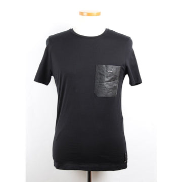 Fendi Leather Pocket Short Sleeve T-Shirt 44 154137160