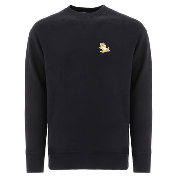 MAISON KITSUNE Männliches Chillex Fox Sweatshirt Schwarz GU00342KM0002 P199 57137148