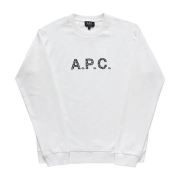 APC Men's Sweatshirt H27886 TAG BLANC/NOIR 151112874