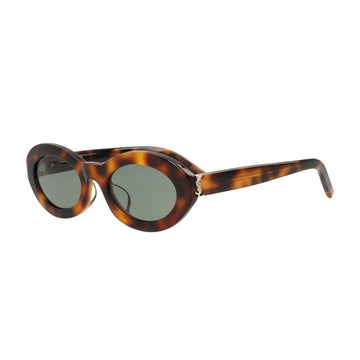 Saint Laurent Cassandra Monogram Oval Sunglasses 144734683
