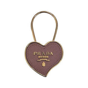 Prada Saffiano Heart Key Holder Dusty Pink 1PP047 053 F0CBV00 154153555