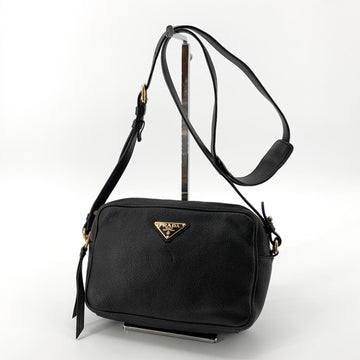 Prada Vitello Triangle Logo Crossbody Bag 154153753