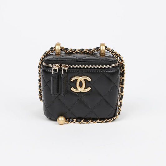 CHANEL Vanity Kosmetik Ketten Schulter Crossbody Tasche AP2292 153851923