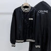 Celine Nylon Teddy Bomber Blouson Jacket Black 154158215 [P]