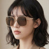 MaxMara Oversized Sunglasses MM0059D 72E Brown 78473596 [P]