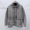 Golden Goose Quilted Bomber Jacket Gray 154159195 [P]