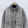 Golden Goose Quilted Bomber Jacket Gray 154159195 [P]