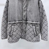 Golden Goose Quilted Bomber Jacket Gray 154159195 [P]