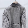 Golden Goose Quilted Bomber Jacket Gray 154159195 [P]
