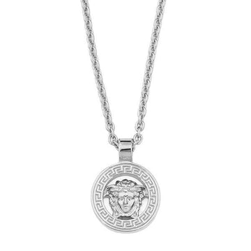 VERSACE 26SS シルバー メデューサ ネックレス 1018493 1A00620 3J030 154122093