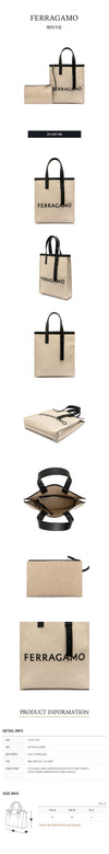 SALVATORE FERRAGAMO Signature Tote Bag 24-1297-NA 764870 62851782 [P]
