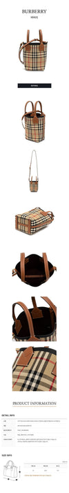 BURBERRY ミニ ロンドン トートバッグ 8070461 59652989 [P]