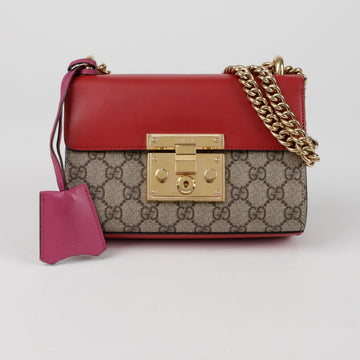 GUCCI Paddlock Small Ketten Schulter Kreuzkörper Tasche 409487 154031395