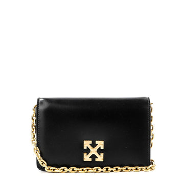 Off White (X_OWNN022F21LEA001 1000) Women's GITNI 0.5 Shoulder Bag 154161574