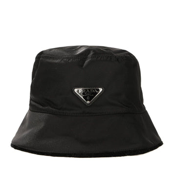 Prada Logo Triangle Bucket Hat 154161650