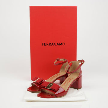 Salvatore Ferragamo Bara Strap Sandal Heel 4.5 153847852