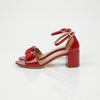 SALVATORE FERRAGAMO Barra Sandalen mit Absatz Größe 4,5 153847852 [P]