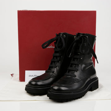 Salvatore Ferragamo Combat Boots 6.5 Size 153851188
