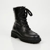 SALVATORE FERRAGAMO Combat Boots mit Schnürung 6.5 153851188 [P]