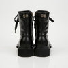 SALVATORE FERRAGAMO Combat Boots mit Schnürung 6.5 153851188 [P]