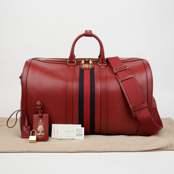 Gucci Savoy Duffle Large Tote Shoulder Bag 153851976