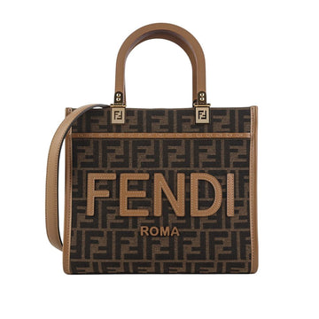 FENDI ジャカード ファブリック サンシャイン スモール トップハンドル ショルダーバッグ 36862 154162043