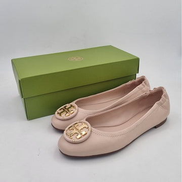 TORY BURCH MULTI-LOGO CHELSEA VALLET FLAT NUDER PINK 156749 154162470