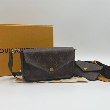 Louis Vuitton Pochette Strap and Go Monogram Mini Bag Shoulder Bag Crossbody M80091 154165878
