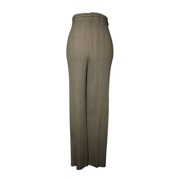 ISSEY MIYAKE Pleading Pleats Trousers Khaki 2 154176361