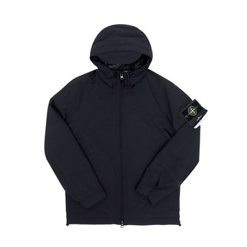Stone Island Soft Shell Wind Resistant Jacket with Logo Patch 154210742